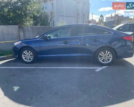 Синий Хендай Соната, объемом двигателя 2.36 л и пробегом 150 тыс. км за 11200 $, фото 8 на Automoto.ua