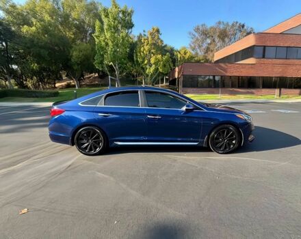 Синий Хендай Соната, объемом двигателя 2.4 л и пробегом 65 тыс. км за 9600 $, фото 5 на Automoto.ua