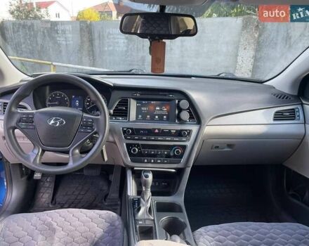 Синий Хендай Соната, объемом двигателя 2.36 л и пробегом 150 тыс. км за 11200 $, фото 11 на Automoto.ua