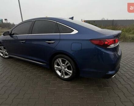 Синий Хендай Соната, объемом двигателя 2.4 л и пробегом 148 тыс. км за 13500 $, фото 5 на Automoto.ua