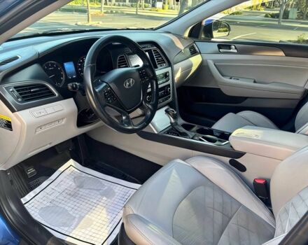 Синий Хендай Соната, объемом двигателя 2.4 л и пробегом 65 тыс. км за 9600 $, фото 6 на Automoto.ua