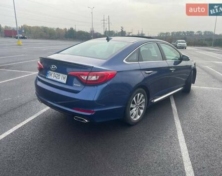 Синій Хендай Соната, об'ємом двигуна 2.36 л та пробігом 162 тис. км за 12500 $, фото 4 на Automoto.ua