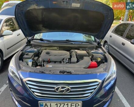 Синий Хендай Соната, объемом двигателя 2.36 л и пробегом 150 тыс. км за 11200 $, фото 9 на Automoto.ua
