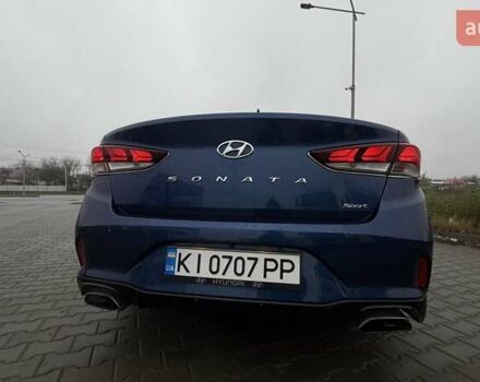 Синий Хендай Соната, объемом двигателя 2.4 л и пробегом 148 тыс. км за 13500 $, фото 6 на Automoto.ua