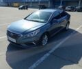 Синий Хендай Соната, объемом двигателя 2.36 л и пробегом 138 тыс. км за 8500 $, фото 1 на Automoto.ua