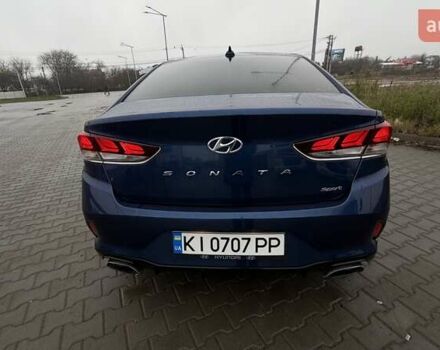 Синий Хендай Соната, объемом двигателя 2.4 л и пробегом 148 тыс. км за 13500 $, фото 7 на Automoto.ua