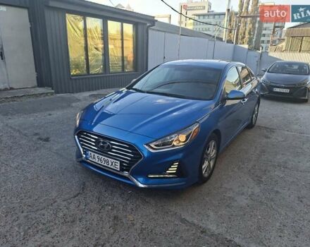 Хендай Соната 2017 в Киеве на Automoto.ua Синий Хендай Соната, объемом двигателя 2.36 л и пробегом 90 тыс. км за 11999 $, фото 14 на Automoto.ua