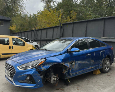 Синий Хендай Соната, объемом двигателя 2.36 л и пробегом 85 тыс. км за 5500 $, фото 5 на Automoto.ua