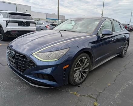 Синий Хендай Соната, объемом двигателя 1.6 л и пробегом 40 тыс. км за 3800 $, фото 2 на Automoto.ua