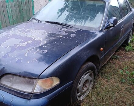 Синий Хендай Соната, объемом двигателя 2 л и пробегом 350 тыс. км за 598 $, фото 1 на Automoto.ua