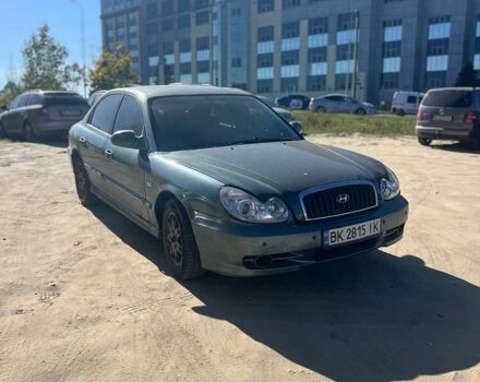 Синий Хендай Соната, объемом двигателя 2 л и пробегом 222 тыс. км за 1300 $, фото 1 на Automoto.ua