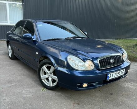 Синий Хендай Соната, объемом двигателя 2 л и пробегом 344 тыс. км за 3000 $, фото 1 на Automoto.ua