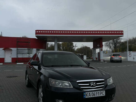 Синій Хендай Соната, об'ємом двигуна 2.4 л та пробігом 226 тис. км за 7200 $, фото 1 на Automoto.ua