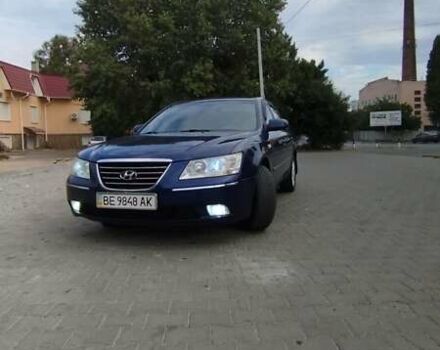 Синій Хендай Соната, об'ємом двигуна 2 л та пробігом 340 тис. км за 5650 $, фото 1 на Automoto.ua