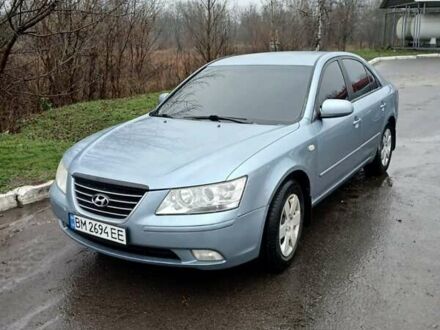 Синий Хендай Соната, объемом двигателя 2 л и пробегом 175 тыс. км за 5700 $, фото 1 на Automoto.ua