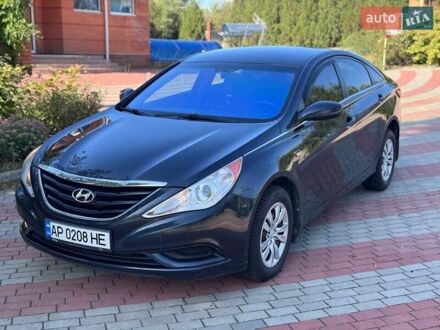 Синій Хендай Соната, об'ємом двигуна 2.4 л та пробігом 240 тис. км за 6850 $, фото 1 на Automoto.ua