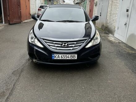 Синій Хендай Соната, об'ємом двигуна 2.4 л та пробігом 273 тис. км за 6500 $, фото 1 на Automoto.ua