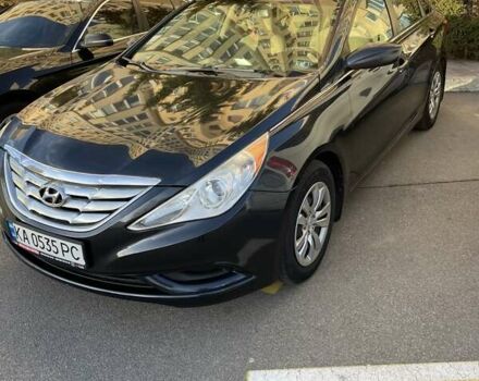 Синий Хендай Соната, объемом двигателя 2.36 л и пробегом 230 тыс. км за 7799 $, фото 1 на Automoto.ua