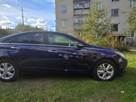 Синій Хендай Соната, об'ємом двигуна 2.4 л та пробігом 144 тис. км за 8300 $, фото 1 на Automoto.ua