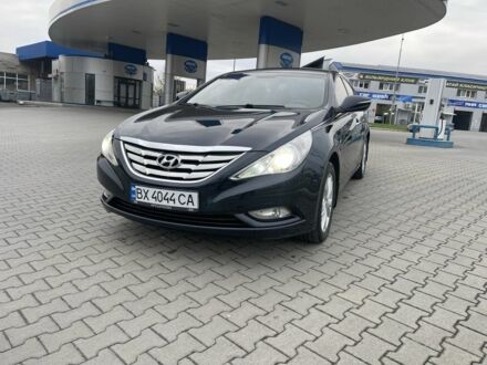 Синій Хендай Соната, об'ємом двигуна 2.4 л та пробігом 284 тис. км за 8300 $, фото 1 на Automoto.ua