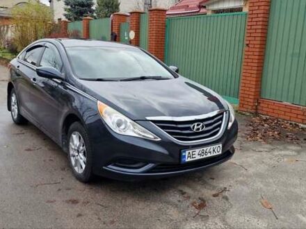 Синий Хендай Соната, объемом двигателя 2.36 л и пробегом 185 тыс. км за 7300 $, фото 1 на Automoto.ua