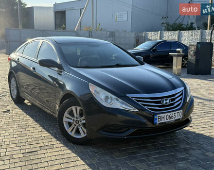 Синій Хендай Соната, об'ємом двигуна 2.4 л та пробігом 252 тис. км за 7200 $, фото 1 на Automoto.ua