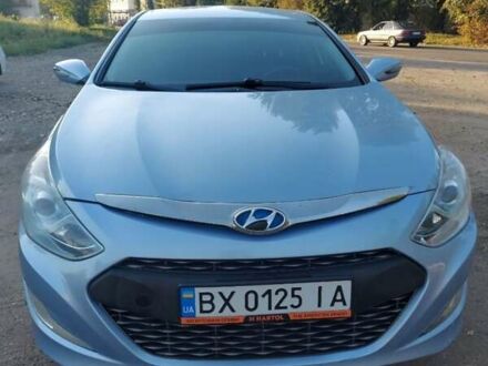 Синий Хендай Соната, объемом двигателя 2.41 л и пробегом 289 тыс. км за 9100 $, фото 1 на Automoto.ua