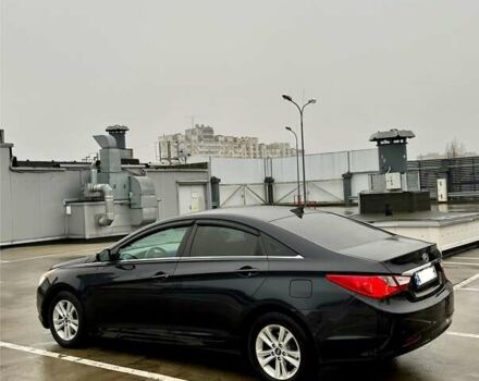 Синий Хендай Соната, объемом двигателя 2.4 л и пробегом 196 тыс. км за 7800 $, фото 1 на Automoto.ua