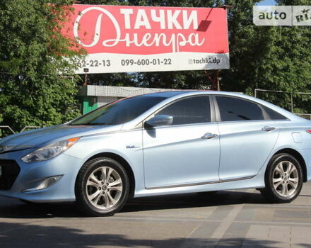 Синий Хендай Соната, объемом двигателя 2.4 л и пробегом 190 тыс. км за 10500 $, фото 1 на Automoto.ua