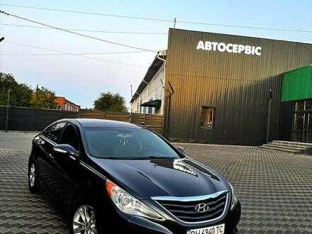 Синий Хендай Соната, объемом двигателя 2.4 л и пробегом 63 тыс. км за 9000 $, фото 1 на Automoto.ua