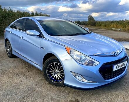Синий Хендай Соната, объемом двигателя 2.4 л и пробегом 127 тыс. км за 8500 $, фото 1 на Automoto.ua