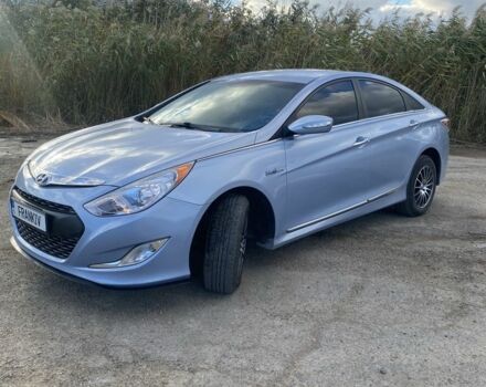 Синий Хендай Соната, объемом двигателя 2.4 л и пробегом 126 тыс. км за 9000 $, фото 1 на Automoto.ua