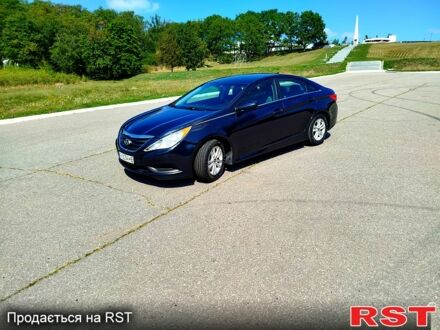 Синий Хендай Соната, объемом двигателя 2.4 л и пробегом 127 тыс. км за 8000 $, фото 1 на Automoto.ua