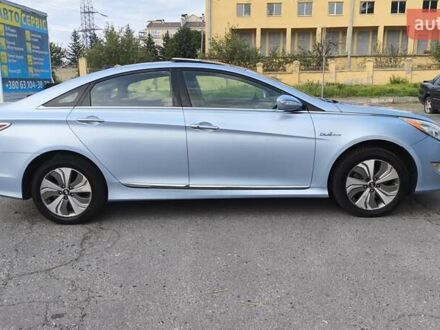 Синий Хендай Соната, объемом двигателя 2.36 л и пробегом 156 тыс. км за 9700 $, фото 1 на Automoto.ua