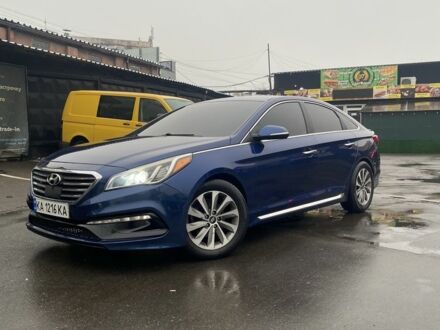 Синій Хендай Соната, об'ємом двигуна 2.4 л та пробігом 160 тис. км за 10000 $, фото 1 на Automoto.ua