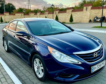Синій Хендай Соната, об'ємом двигуна 2.4 л та пробігом 202 тис. км за 7900 $, фото 1 на Automoto.ua