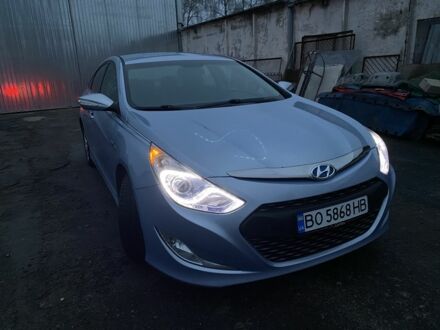 Синий Хендай Соната, объемом двигателя 2.4 л и пробегом 256 тыс. км за 10200 $, фото 1 на Automoto.ua