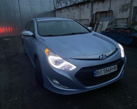 Синий Хендай Соната, объемом двигателя 2.4 л и пробегом 256 тыс. км за 10200 $, фото 1 на Automoto.ua