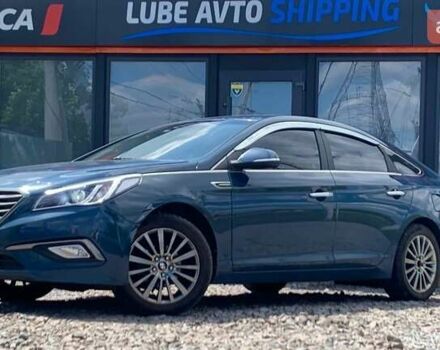 Синий Хендай Соната, объемом двигателя 2 л и пробегом 150 тыс. км за 9800 $, фото 1 на Automoto.ua