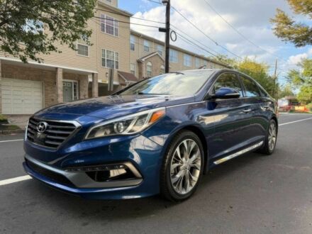 Синий Хендай Соната, объемом двигателя 2 л и пробегом 74 тыс. км за 6600 $, фото 1 на Automoto.ua