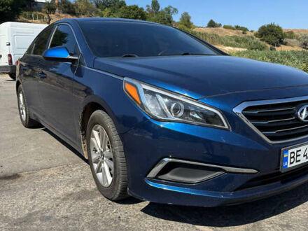 Синій Хендай Соната, об'ємом двигуна 2.36 л та пробігом 118 тис. км за 10500 $, фото 1 на Automoto.ua