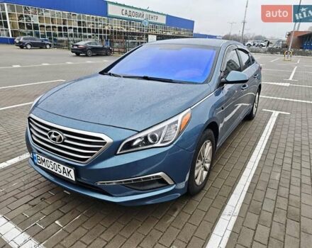 Синий Хендай Соната, объемом двигателя 2.36 л и пробегом 100 тыс. км за 9999 $, фото 1 на Automoto.ua