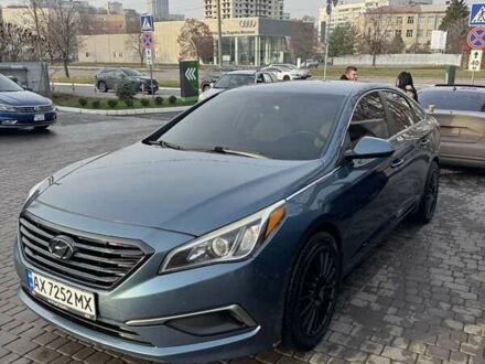 Синий Хендай Соната, объемом двигателя 2.4 л и пробегом 120 тыс. км за 10500 $, фото 1 на Automoto.ua