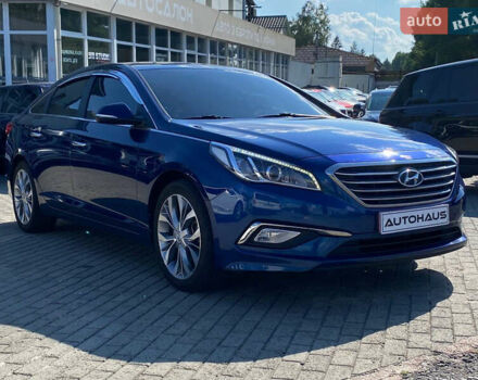 Синій Хендай Соната, об'ємом двигуна 1.7 л та пробігом 66 тис. км за 14900 $, фото 1 на Automoto.ua