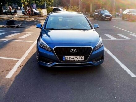 Синій Хендай Соната, об'ємом двигуна 2 л та пробігом 172 тис. км за 12000 $, фото 1 на Automoto.ua