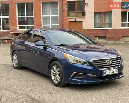 Синій Хендай Соната, об'ємом двигуна 2.36 л та пробігом 125 тис. км за 8500 $, фото 1 на Automoto.ua