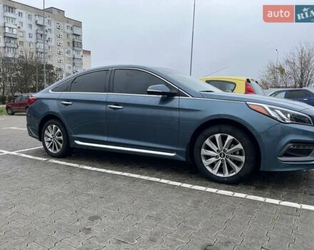 Синій Хендай Соната, об'ємом двигуна 2.36 л та пробігом 130 тис. км за 11000 $, фото 1 на Automoto.ua