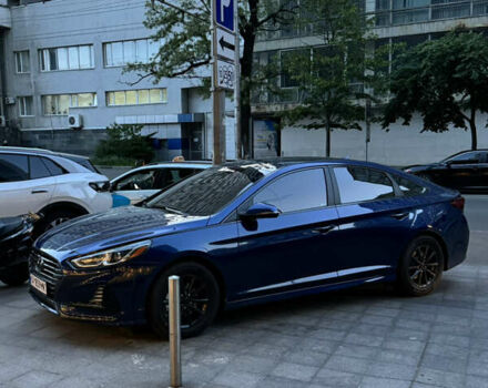 Синій Хендай Соната, об'ємом двигуна 2.36 л та пробігом 124 тис. км за 15500 $, фото 1 на Automoto.ua