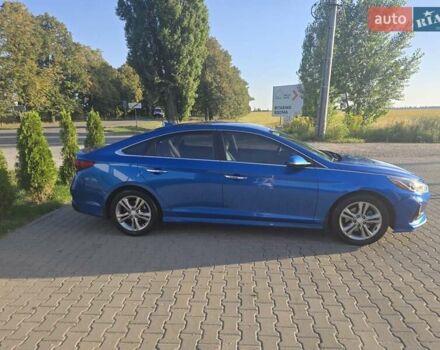 Синий Хендай Соната, объемом двигателя 2.4 л и пробегом 114 тыс. км за 13500 $, фото 1 на Automoto.ua