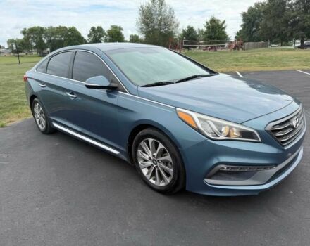 Синий Хендай Соната, объемом двигателя 2.4 л и пробегом 52 тыс. км за 5500 $, фото 1 на Automoto.ua